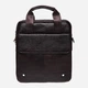 Сумка планшет через плечо мужская из натуральной кожи Laras K108859-brown Коричневая (ROZ6400008846) - изображение 2