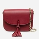 Сумка кросс-боди женская кожаная Furla 1927 Tassel Mini Crossbody WB00119 Вишневая (8050560824398) - изображение 1