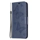 Чехол-книжка с рисунком UniCase Butterfly Pattern для Xiaomi Mi 11 Lite / 11 Lite NE - Dark Blue - изображение 3