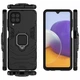 Чохол з підставкою Deexe Hybrid Case для Samsung Galaxy A22 (A225) - Black - зображення 8