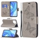 Чехол UniCase Butterfly Pattern для Xiaomi Mi 11 Lite / 11 Lite NE - Grey - изображение 1