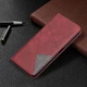 Чехол-книжка с кармашками UniCase Geometric Pattern для Xiaomi Mi 11 Lite / 11 Lite NE - Red - изображение 5