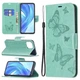Чехол-книжка с рисунком UniCase Butterfly Pattern для Xiaomi Mi 11 Lite / 11 Lite NE - Green - изображение 1