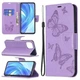 Чехол-книжка с рисунком UniCase Butterfly Pattern для Xiaomi Mi 11 Lite / 11 Lite NE - Purple - изображение 1