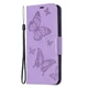 Чехол-книжка с рисунком UniCase Butterfly Pattern для Xiaomi Mi 11 Lite / 11 Lite NE - Purple - изображение 3