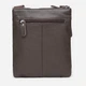 Мужская сумка кожаная Laras K10307 Коричневая (ROZ6400025734) - изображение 2
