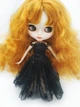 Чорне плаття для ляльок Blythe 30 см (лялька в комплект не входить) (25133475) - зображення 2