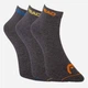 Набор мужских носков хлопковых HEAD Quarter 3Р Unisex 761011001-002 43-46 3 пары Темно-серый (8718824970394) - изображение 1