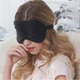 Маска для сна из шелка Perfect Silk Черная + беруши (12800) - изображение 12