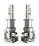 H3 светодиодные авто лампы (чип ZES) 55W 12-24V 6000K 8000Lm. LED (лэд) лампы по размеру галогенок - изображение 1