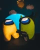 Мягкая игрушка-подушка персонаж Among us 35 см. Подарок ребенку. Амонг ас желтый - изображение 6