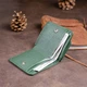 Кожаный кошелек женский ST Leather 9,5х9х1 см (acs0015238) Зеленый - изображение 9
