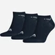 Набор мужских носков хлопковых HEAD Sneaker 3P Unisex 761010001-321 39-42 3 пары Синий (8718824272412) - изображение 2