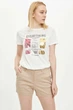 Футболка Defacto Everything is possible XL Белая (DeF Woman -3006-1) - изображение 2