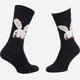 Носки мужские хлопковые Disney Lapins Cretins 93153261-5 43-46 Черные (3349610010939) - изображение 1