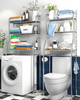 Полка стеллаж напольная над унитазом Toilet Rack | этажерка для ванной современный дизайн - изображение 5