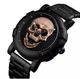 Оригинальные часы с черепом Skmei Skull 9178 Black-Red Platina - изображение 1