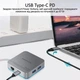 USB-C хаб 6-в-1 Promate Nexus-C USB-C PD/HDMI/3xUSB 3.0/RJ45 Grey (nexus-c.grey) - изображение 3