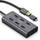 USB-хаб Promate EzHub-7 7xUSB 3.0 Grey (ezhub-7.grey) - изображение 1