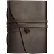 Шкіряний Блокнот записна книга B6 Comfy Strap ручної роботи зі шкіри Crazy Horse Темно-коричневий - зображення 2