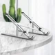 Складна металева підставка для MacBook WIWU Laptop Stand, до 15.6 дюймів, срібляста - зображення 2