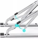 Складна металева підставка для MacBook WIWU Laptop Stand, до 15.6 дюймів, срібляста - зображення 7