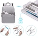 Подставка складная металлическая для ноутбуков и планшетов STR Aluminum Laptop Stand X7, до 15.6 дюймов, серая - изображение 8