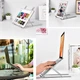 Подставка складная металлическая для ноутбуков и планшетов STR Aluminum Laptop Stand X7, до 15.6 дюймов, серая - изображение 10