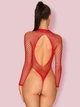 Эротическое боди женское Obsessive B126 S/M/L Красное (5901688229729) - изображение 2