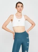 Спортивный топ женский Nike W Nk Df Swsh 1Pp Bra BV3636-100 M Белый (193655465772) - изображение 1