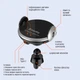 Автодержатель для телефона ColorWay AutoSense Car Wireless Charger 2 с беспроводной зарядкой 10W Black (CW-CHAW035Q-BK) - изображение 8