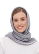 Шарф "Эдинбург" женский большой MyScarf теплый серый на пуговице - изображение 2