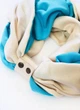 Шарф-снуд кашеміровий MyScarf зимовий one size молочно-блакитний - зображення 2