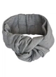 Тюрбан MyScarf теплий one size світло-сірий з вузлом - зображення 2