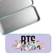Пенал школьный металлический БТС (BTS) (34408-1061-2) Голубой - изображение 3
