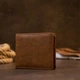Шкіряне портмоне унісекс матове Vintage 20421 Коричнева - зображення 5