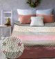 Покрывало двустороннее паянное Zastelli Star Dots Pink хлопок 145*205 - изображение 1
