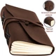 Шкіряний Блокнот записна книга B6 Comfy Strap ручної роботи зі шкіри Crazy Horse Коричневий - зображення 7