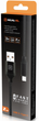 Кабель Real-El Premium USB A - Type C Fabric 2 м Black (EL123500047) - зображення 6