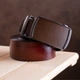 Ремень мужской из натуральной кожи Vintage 115 см Коричневый (leather-20339) - изображение 7
