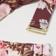 Верхняя часть купальника женская H&M 5596300-AABO 44 Темно-красная в узоры (3000003206857) - изображение 2