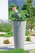 Горщик для квітів Form-Plastic Sahara Slim-40 сірий із вставкою (2724-055) - зображення 1