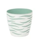 Горшок для цветов Form-Plastic Sahara Duo-14 1,65 л белый-ментоловый (4400-011+067W) - изображение 1