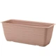 Горшок балконный Form-Plastic Sahara-40 5,7 л бежевый с подставкой (3180-051) - изображение 1