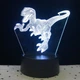 3D світильник з пультом та акумулятором 3D Lamp Динозавр Велоцираптор (LР-33765) - зображення 1