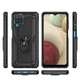 Чехол Shield для Samsung Galaxy M12 2021 / M127 бампер противоударный с подставкой Black - изображение 5
