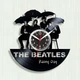 Часы настенные Виниловая пластинка The Beatles Rainy Day 30 см 234 Черный - изображение 1