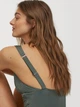 Купальник слитный женский H&M 8117771sm 38 Зеленый приглушенный (PS2030000110438) - изображение 3