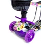 Детский самокат - трансформер 5 в 1 с подсветкой Scooter Божья коровка Violet Flowers - изображение 3