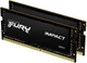 Pamięć RAM Kingston Fury SODIMM DDR4-3200 65536 MB PC4-25600 (Kit of 2x32768) Impact Black (KF432S20IBK2/64) - obraz 1